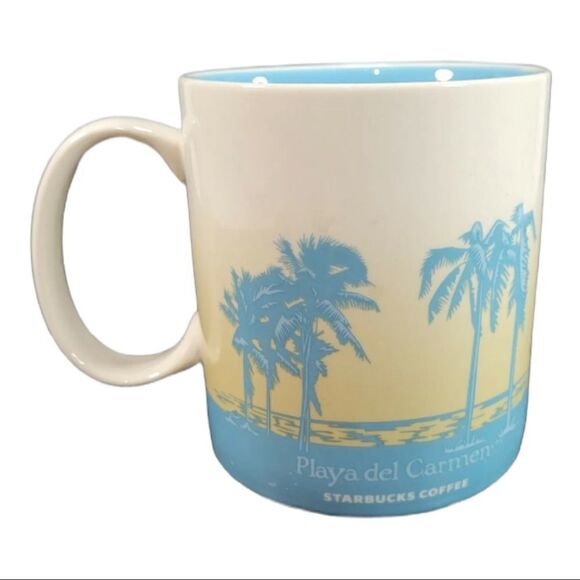 Starbucks Coffee Cup Mug Playa del Carmen Global City Icon Collector Series - Picture 2 of 12